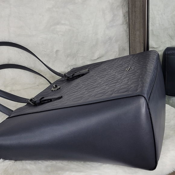 😍 Coach Signature Leather Designer Shoulder Purse Laptop Work Bag NWT - Picture 3 of 11